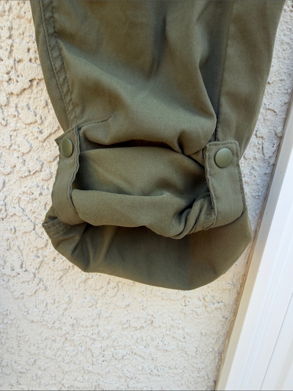 PrAna Women's Halle Army Green Roll up Hiking Pants Size 2 - Picture 5 of 10